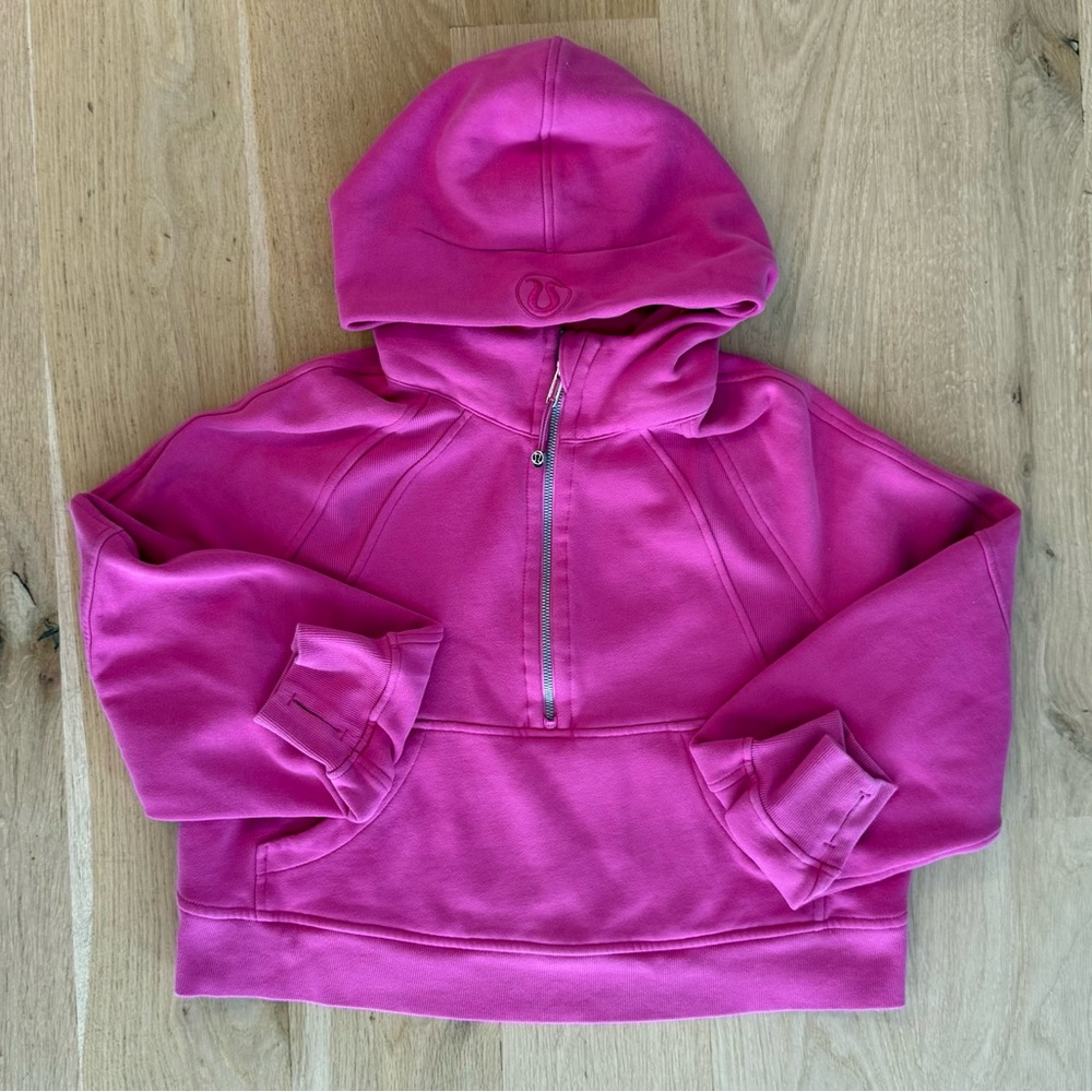 Lululemon Scuba Oversized Half-Zip Hoodie - Sonic Pink